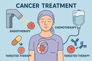 표준치료, 면역치료, 최신 암 치료법 설명 1 a woman with cancer treatment